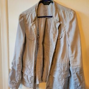 Eddie Bauer Women's Linen Jacket Size Large